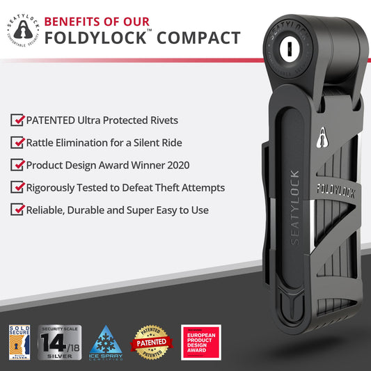 Foldylock Compact - Seatylock’s All-Time Bestseller Folding Bike Lock