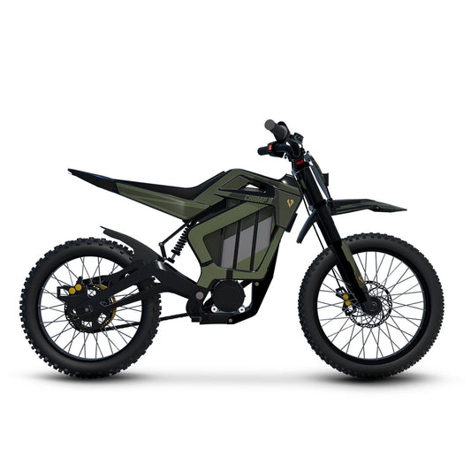 Superhuman Champ Pro M electric dirt bike, Green