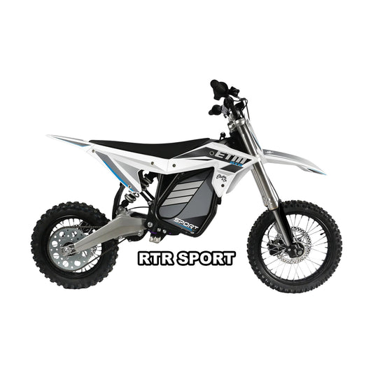 eMOTO Electro & Co ETM RTR Sport electric bike in white, shown in its box