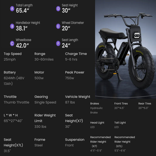 Emoto eBike Macfox X7 in black, fully assembled and ready to ride, displayed in a desert beige setting with R2R Escondido branding, product code 810206240014.