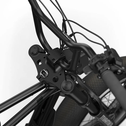 Super73 Z Miami SE electric bike in Astro Blackout color, side view, against a white background