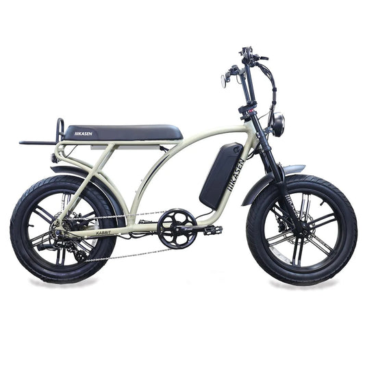 Kasen Kabbit Plus eBike in sand color, side view, ready to ride, on a white background