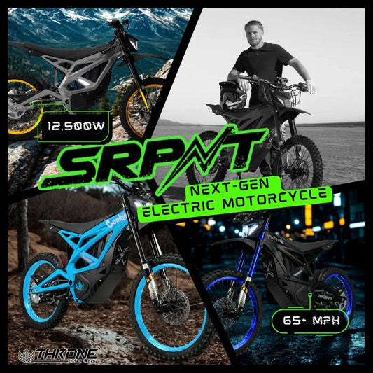 Throne SRPNT Electric Motorcycle: Street-Legal Power Meets Futuristic Design