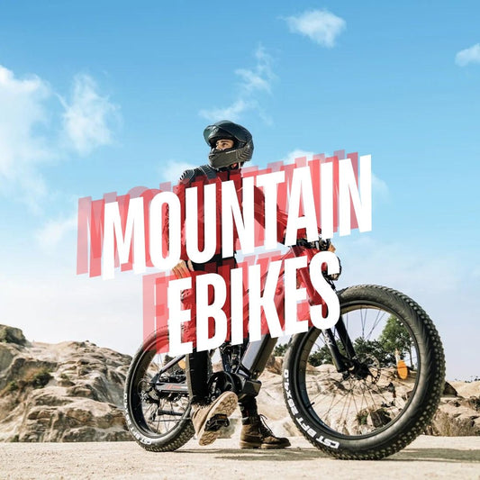 Electric Fat Tire Mountain eBike - Electric Bike Super Shop