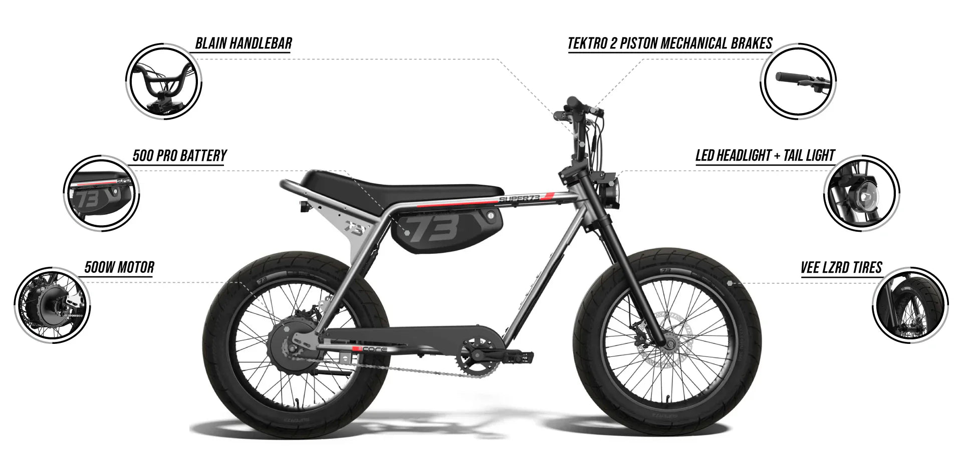 eBike Super73 ZX - Core - Metallic Aluminum - In a Box by Super73