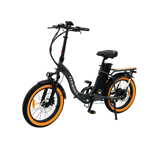 eBike Revi Rebel.2 Pro in anthracite color, side view, displayed against a plain background