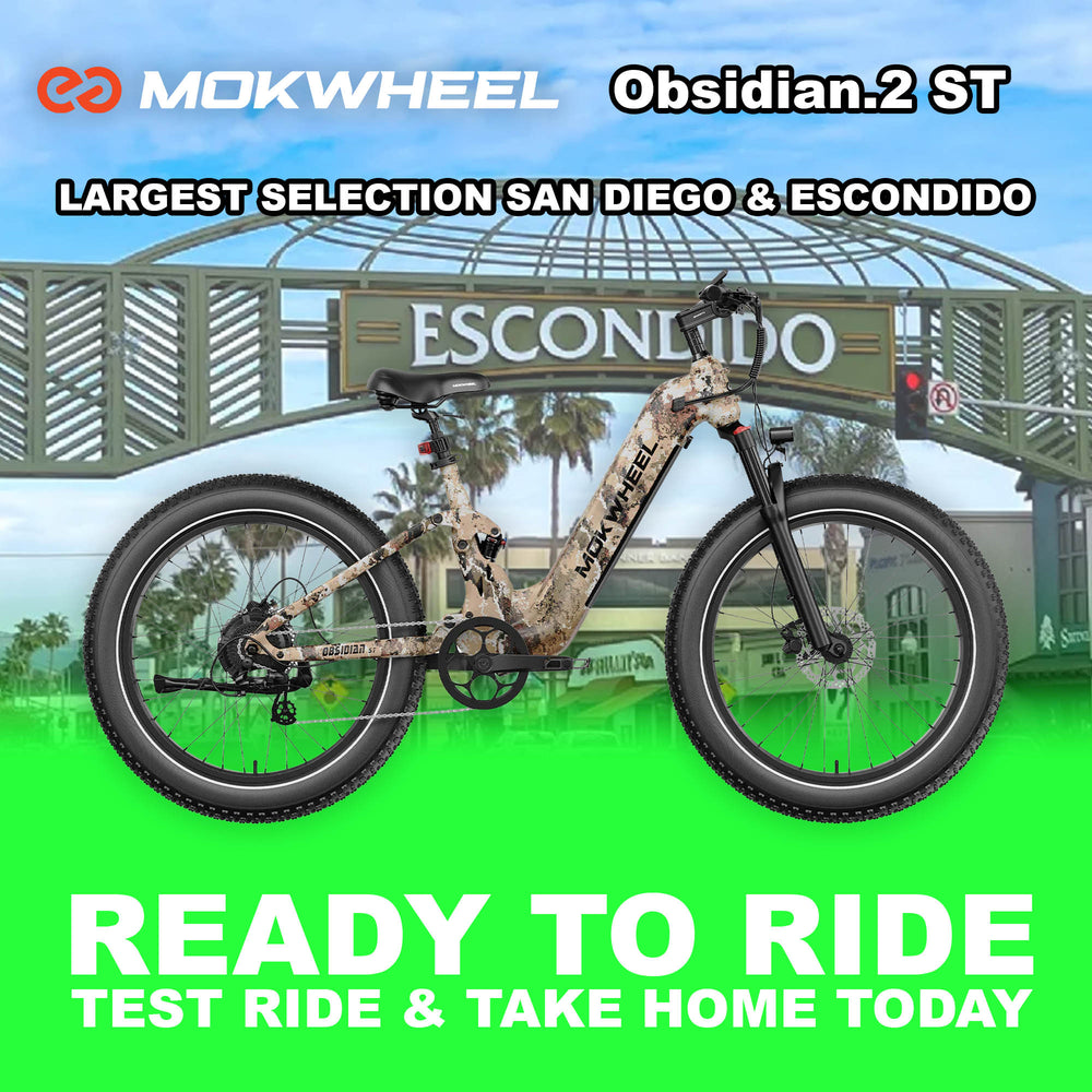 eBike Mokwheel Obsidian - Step Thru - Desert Camo