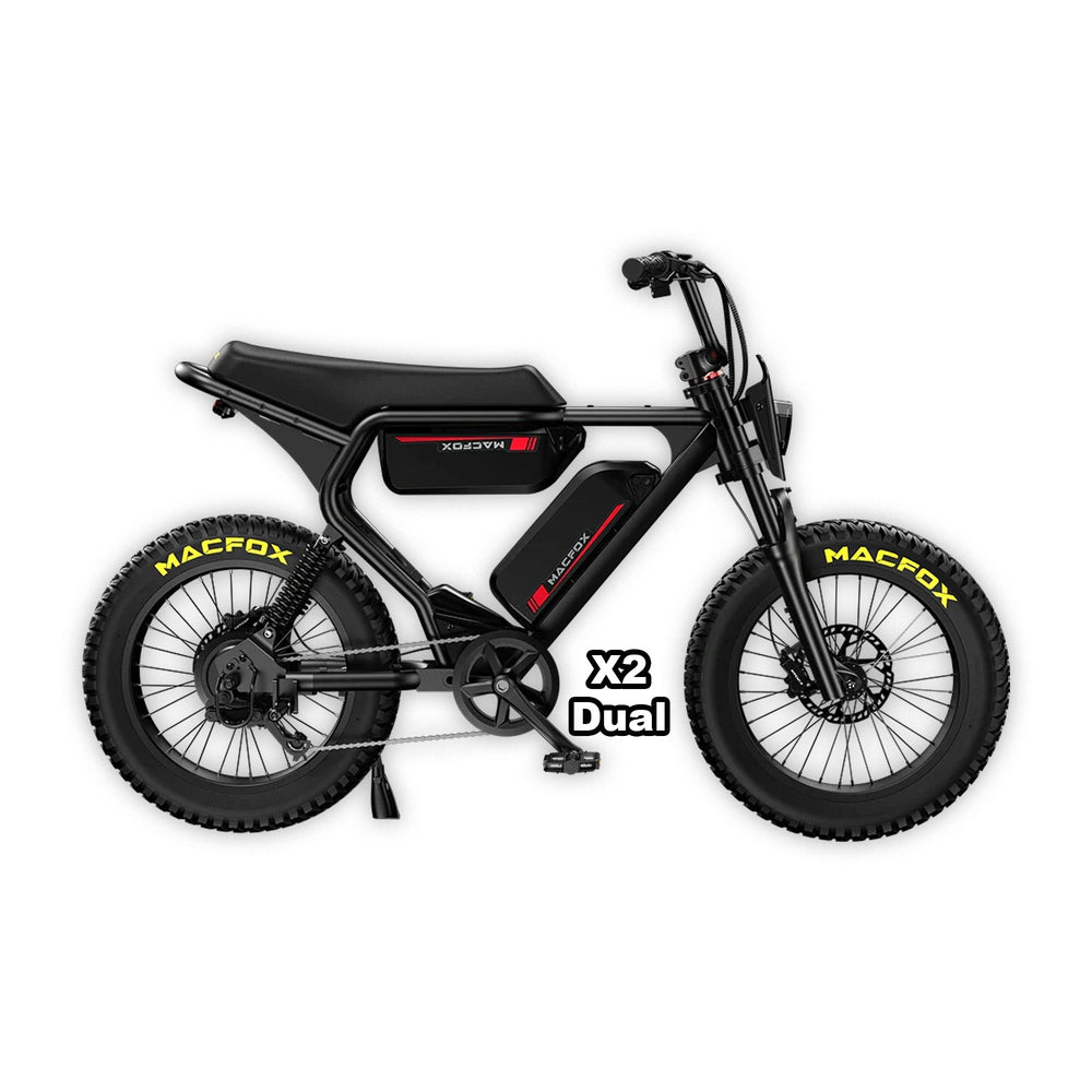 Macfox X2 electric bike in Black
