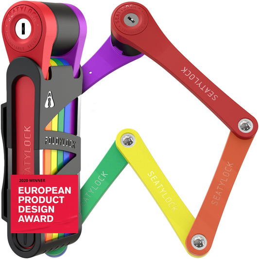 Foldylock Pride - Lightweight Award Winning Folding Bike Lock