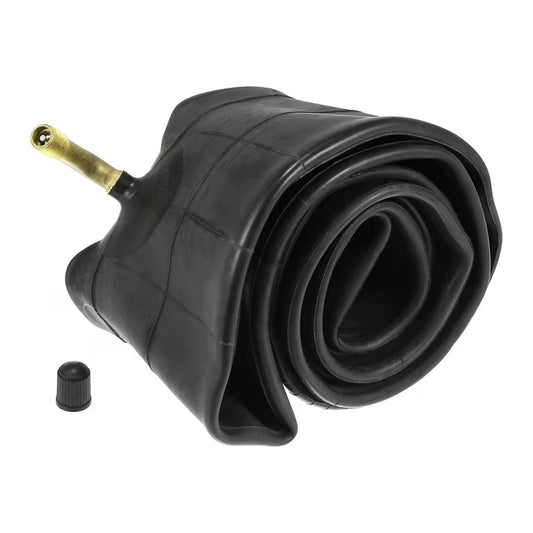 A 16x3 eBike inner tube with an angled valve, displayed against a plain background.