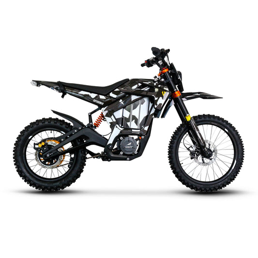 Superhuman Champ Pro R electric dirt bike in Black