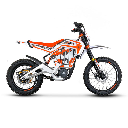 Superhuman Champ Pro R electric dirt bike in Silver