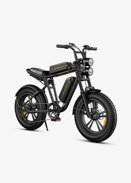 Engwe M20 dual battery electric bike in Black