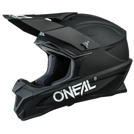 Black O'Neal 1 SRS eMOTO helmet, size large, side view