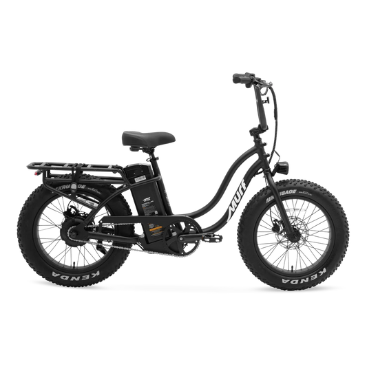 Obsidian Black Murf Higgs ST electric bike side view against a white background