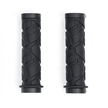 Black Macfox eBike grips, product image, color: black