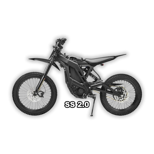 eMOTO eRide Pro SS 2.0 electric bike in black, shown in its box