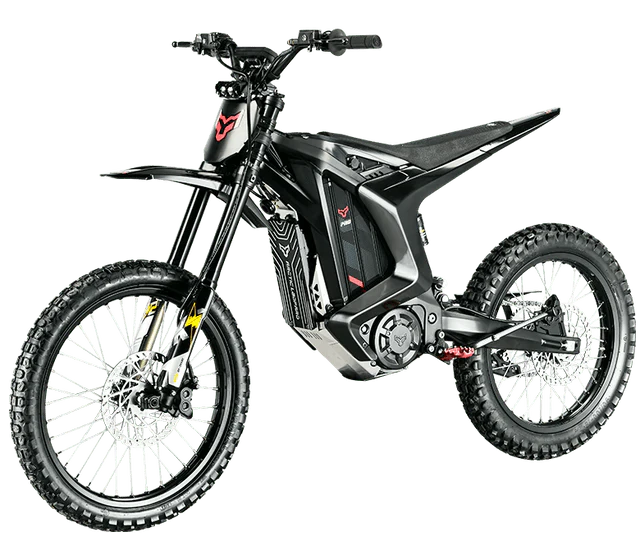 Arctic Leopard XE Pro electric dirt bike, 168kW power, 100 km/h top speed, performance model, mid-2025 release, displayed at Super Shop.