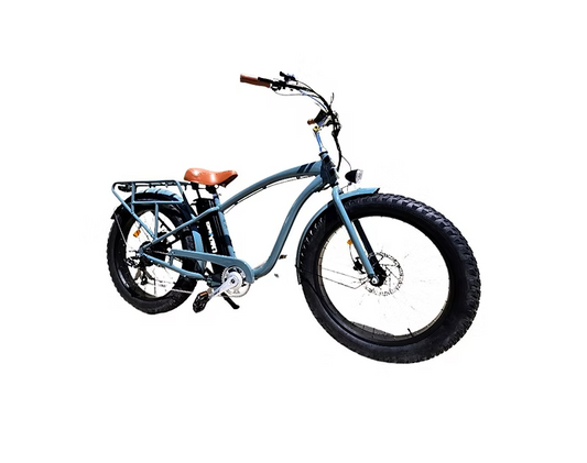 Black eBike Driven HD Rocket in step-over frame style, side view, against a plain background