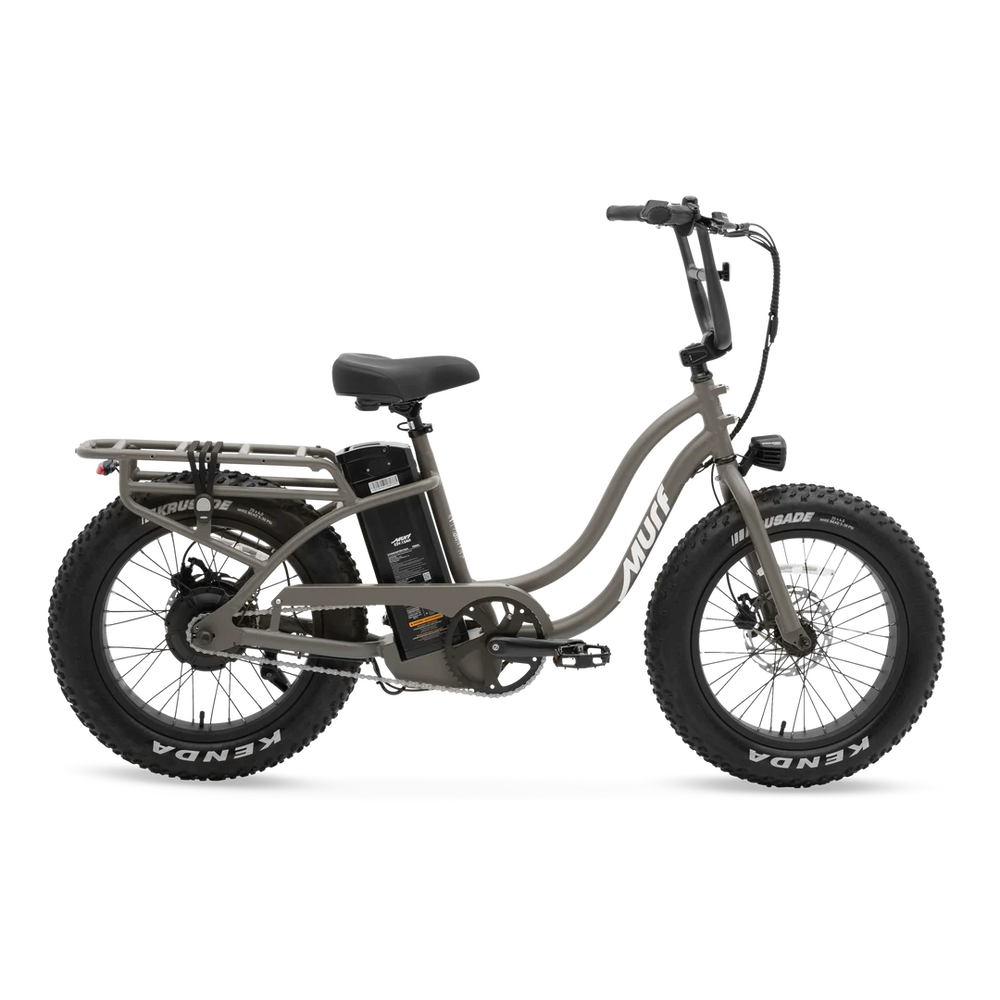 Stone-colored Murf Higgs ST electric bike side view against a plain background