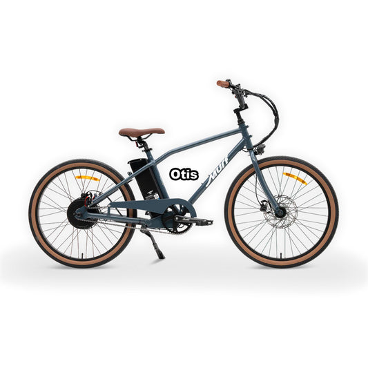 eBike Murf Otis in Marine Blue color, shown in its box, product image