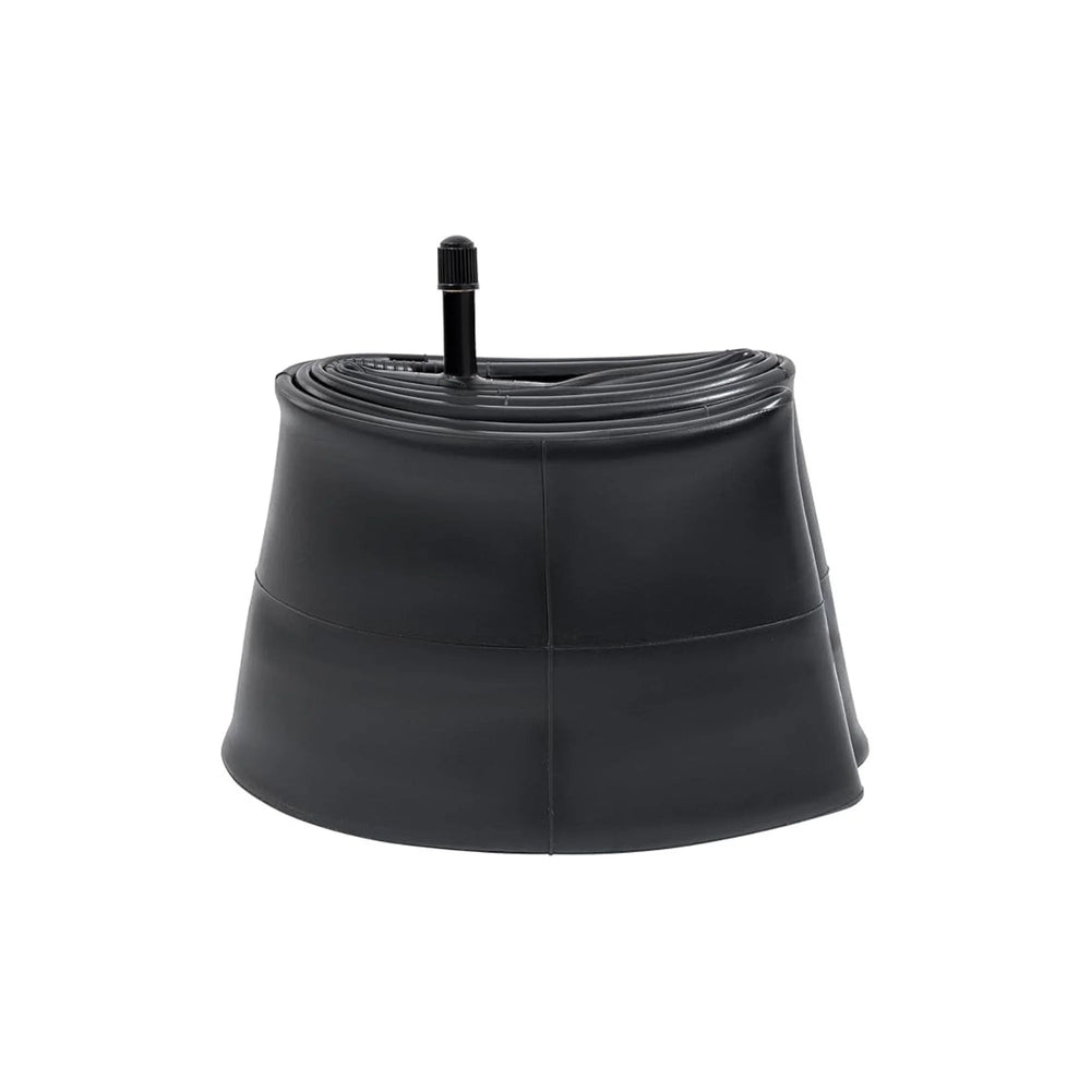 A 16x1.25-1.90 eBike inner tube displayed against a white background, showing the tube coiled with a visible valve stem.