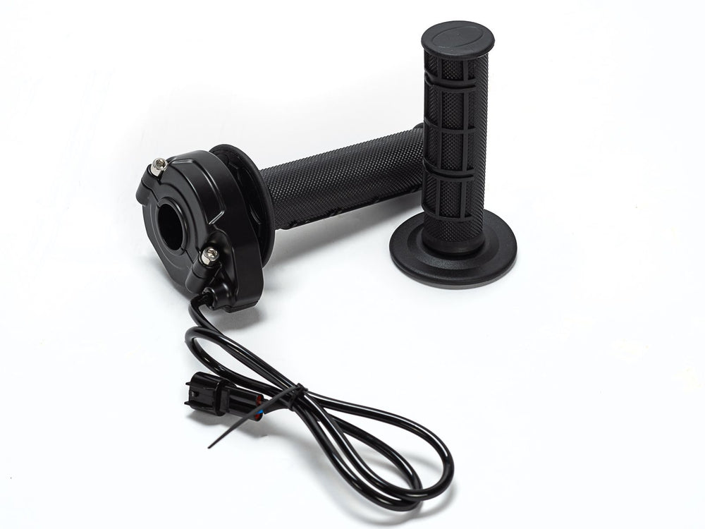 Ebox and Dragster Throttle Kit V2 standard throttle and grip replacement accessories for ebox ebike, displayed at Super Shop, product code 458108.