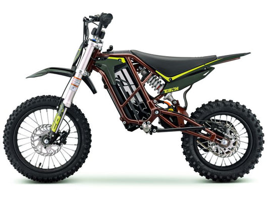 eMOTO Ebox V3 60 R electric bike in copper and green colors, side view