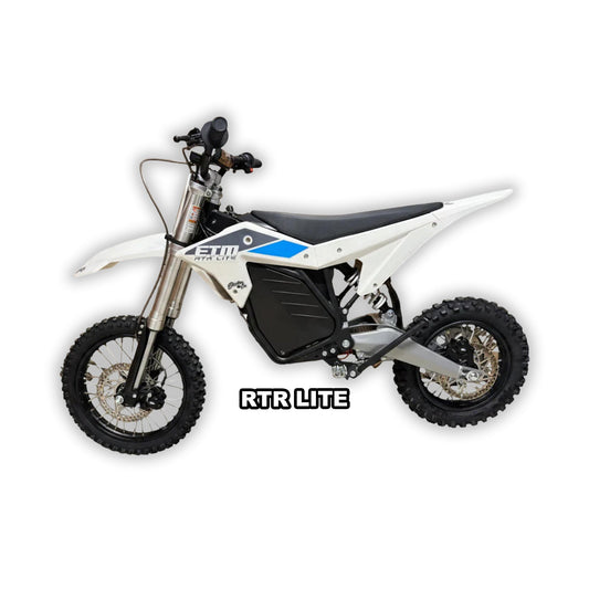 eMOTO Electro & Co ETM RTR Lite electric bike in white, shown in its original box