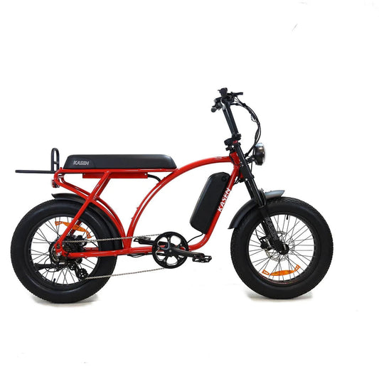 Kasen Kabbit Classic eBike in sand color, ready to ride, shown in side view with black accents