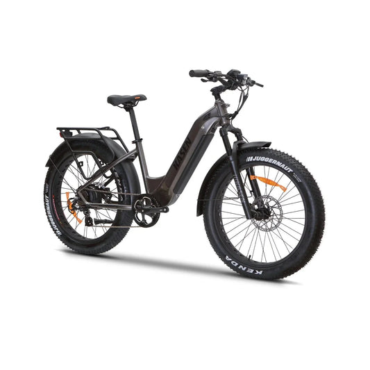 KASEN Ranger ST 1000 w Step Thru Ebike 26x4 Fat Fat Tire Electric Beach Cruiser eBike - Fat Tire Cruiser eBike - eBike Super Shop