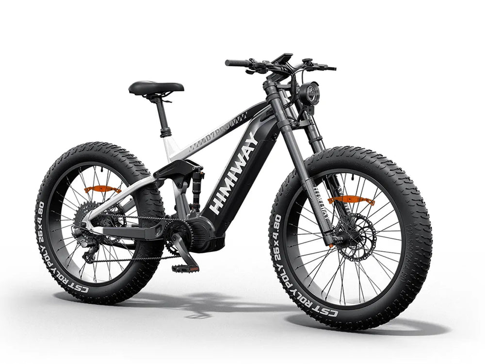 Himiway D7 electric bike in Black & White Gradient