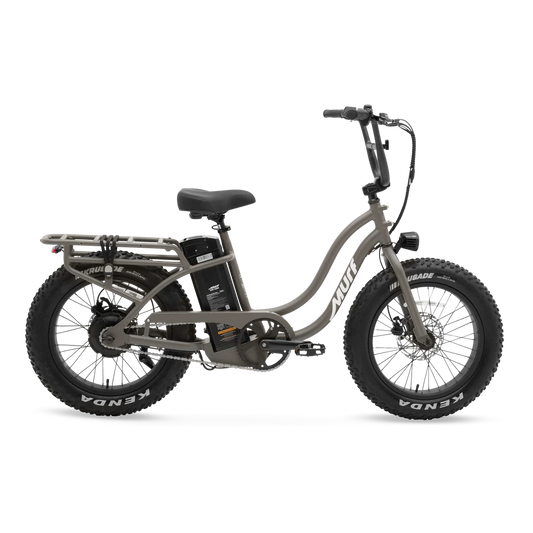 Stone-colored Murf Higgs ST electric bike side view against a plain background