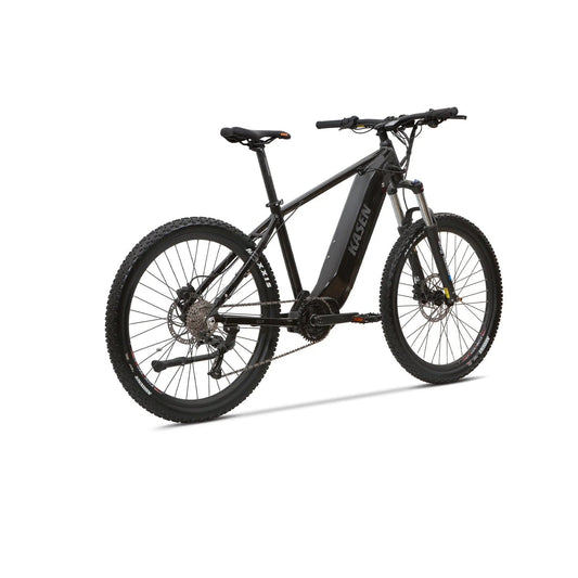 Red Kasen K2.0 500W eBike in a box, showing 15AH and 20AH battery options, product image.