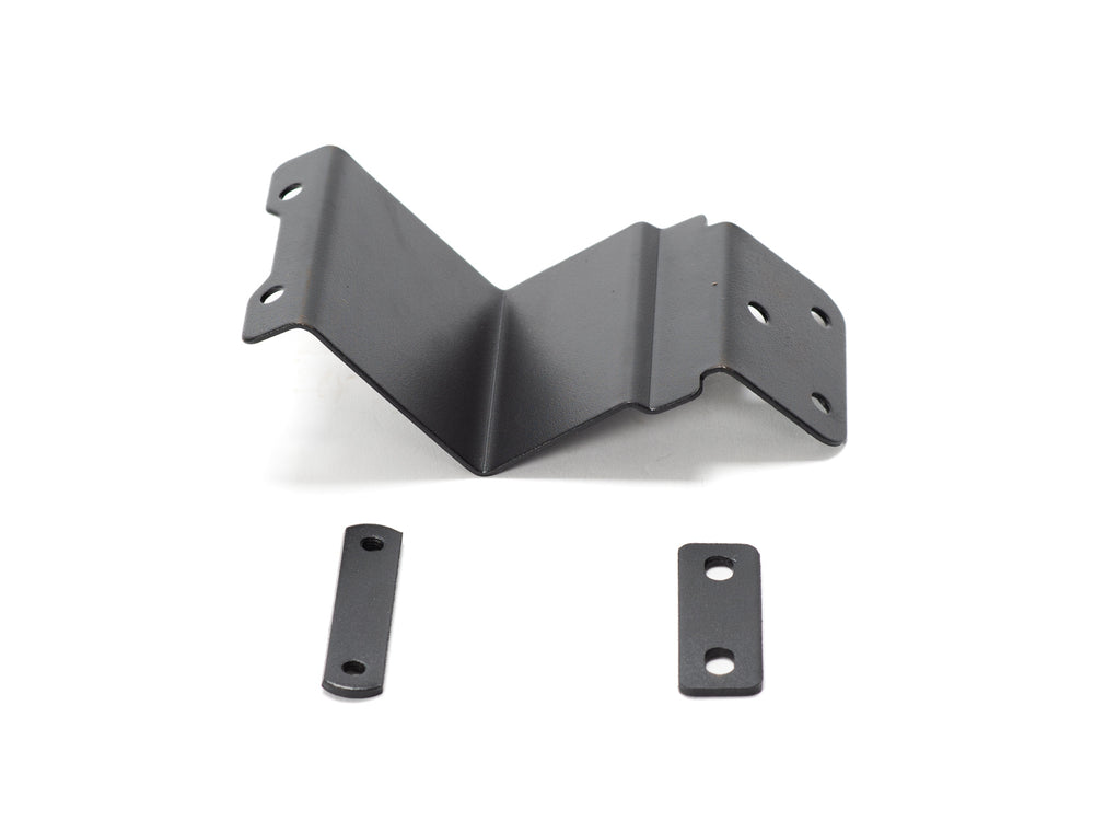 Stomp Ebox Mud Flap Fixing Plate, rectangular metal plate with multiple holes for mounting, shown on a plain background.