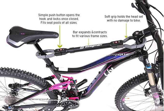 Swagman Deluxe Bar Adapter - Crossbar Adapter for Bike Rack - Bicycle Cross - Bar Adapter - 2100000003723 eBike Super Shop