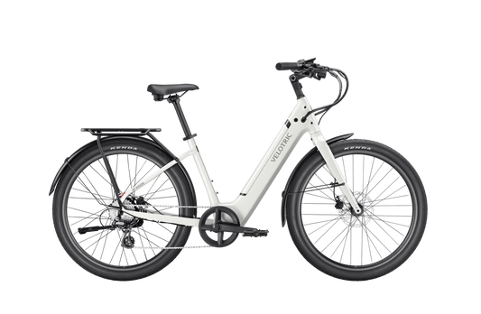 Velotric Breeze 1 eBike in Satin White, Regular size, Large frame, product image